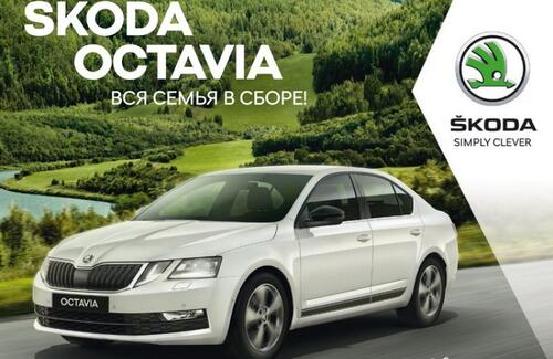 ŠKODA OCTAVIA: яркий дизайн и прогрессивные опции